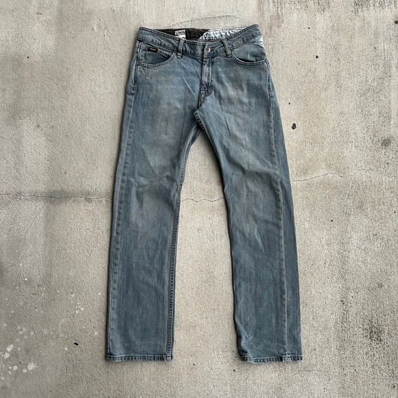 Volcom Jeans Mens Size 30 Relaxed Fit Blue Wash Denim Casual Pants - Picture 2 of 5